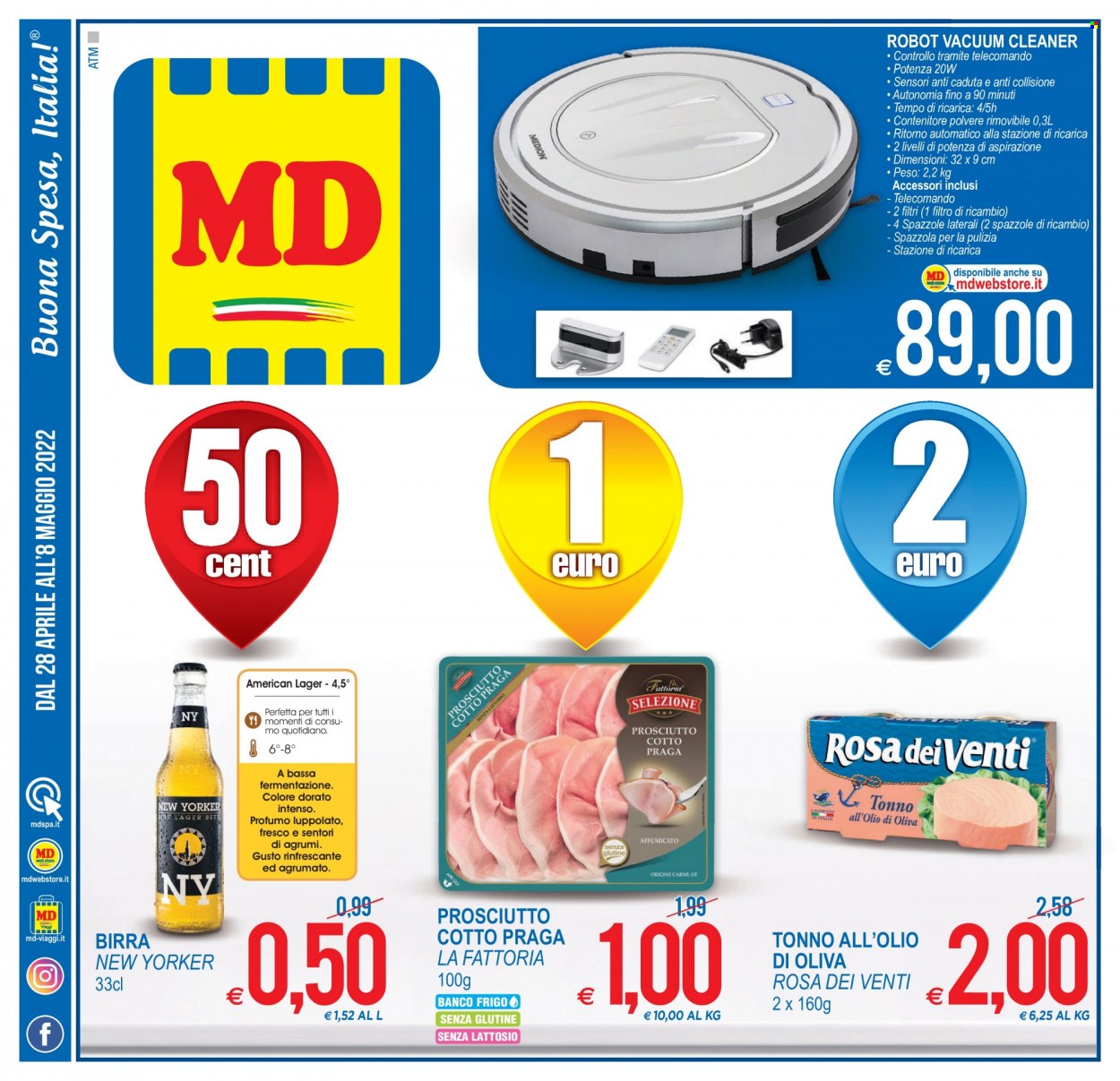 Volantino MD Discount - 28/4/2022 - 8/5/2022. Pagina 1