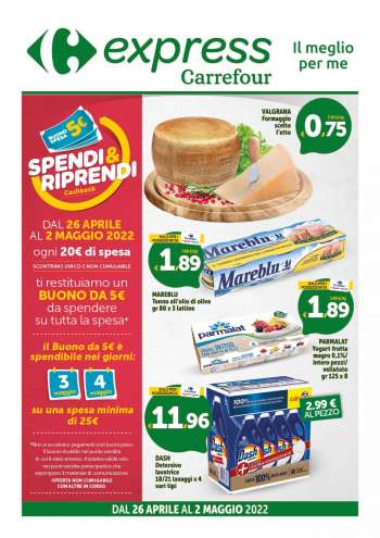Volantino Carrefour - 26/4/2022 - 2/5/2022.