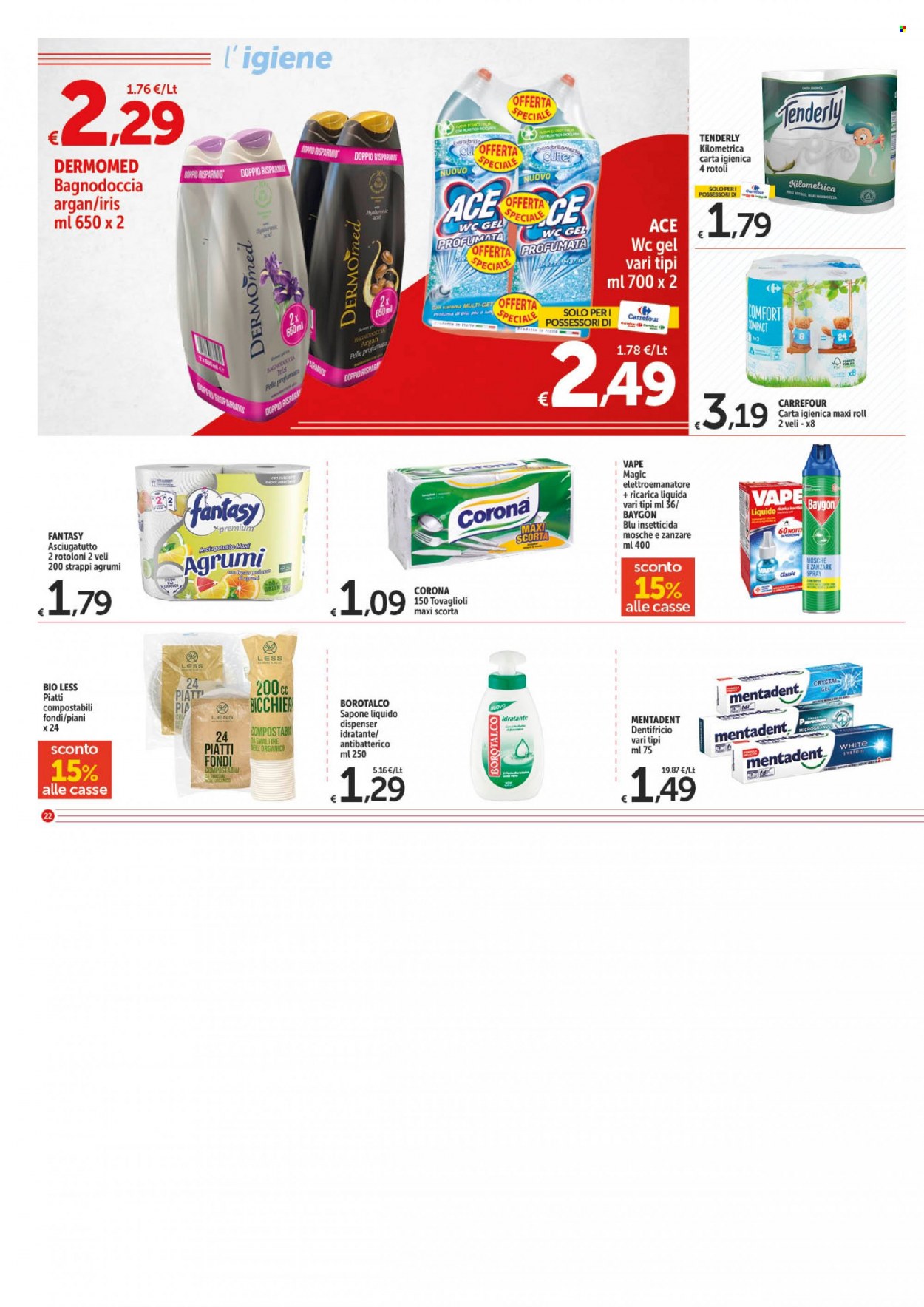 Volantino Carrefour - 26/4/2022 - 2/5/2022. Pagina 22