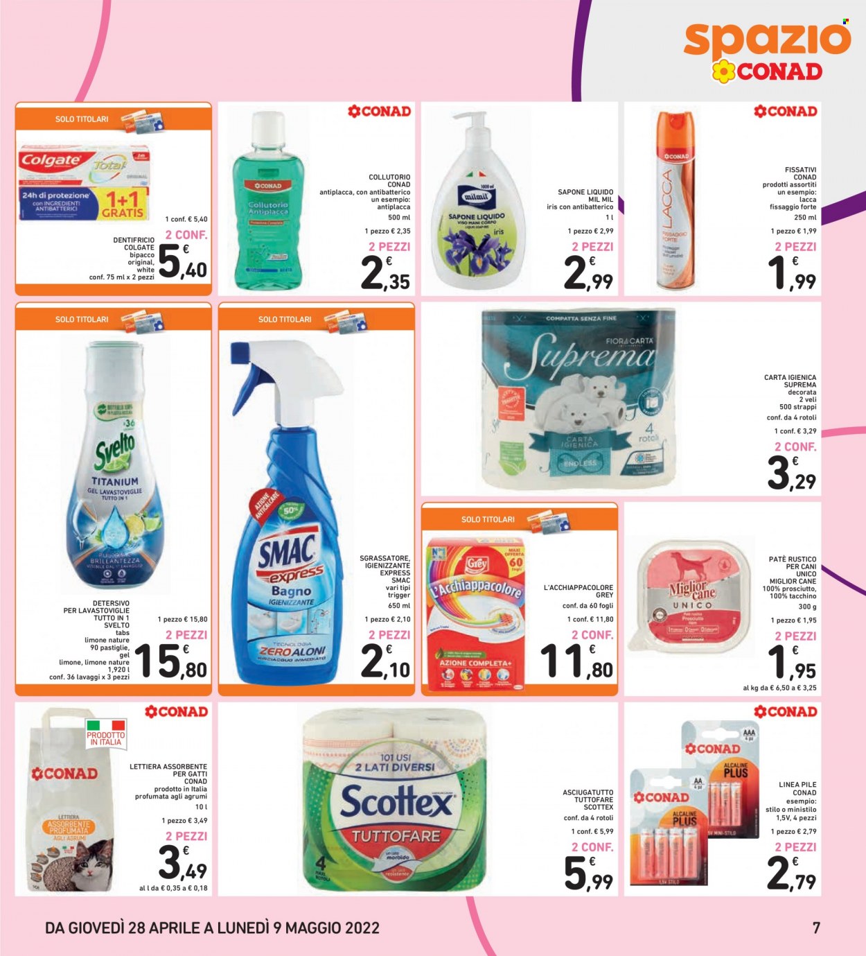 Volantino Conad - 28/4/2022 - 9/5/2022. Pagina 7