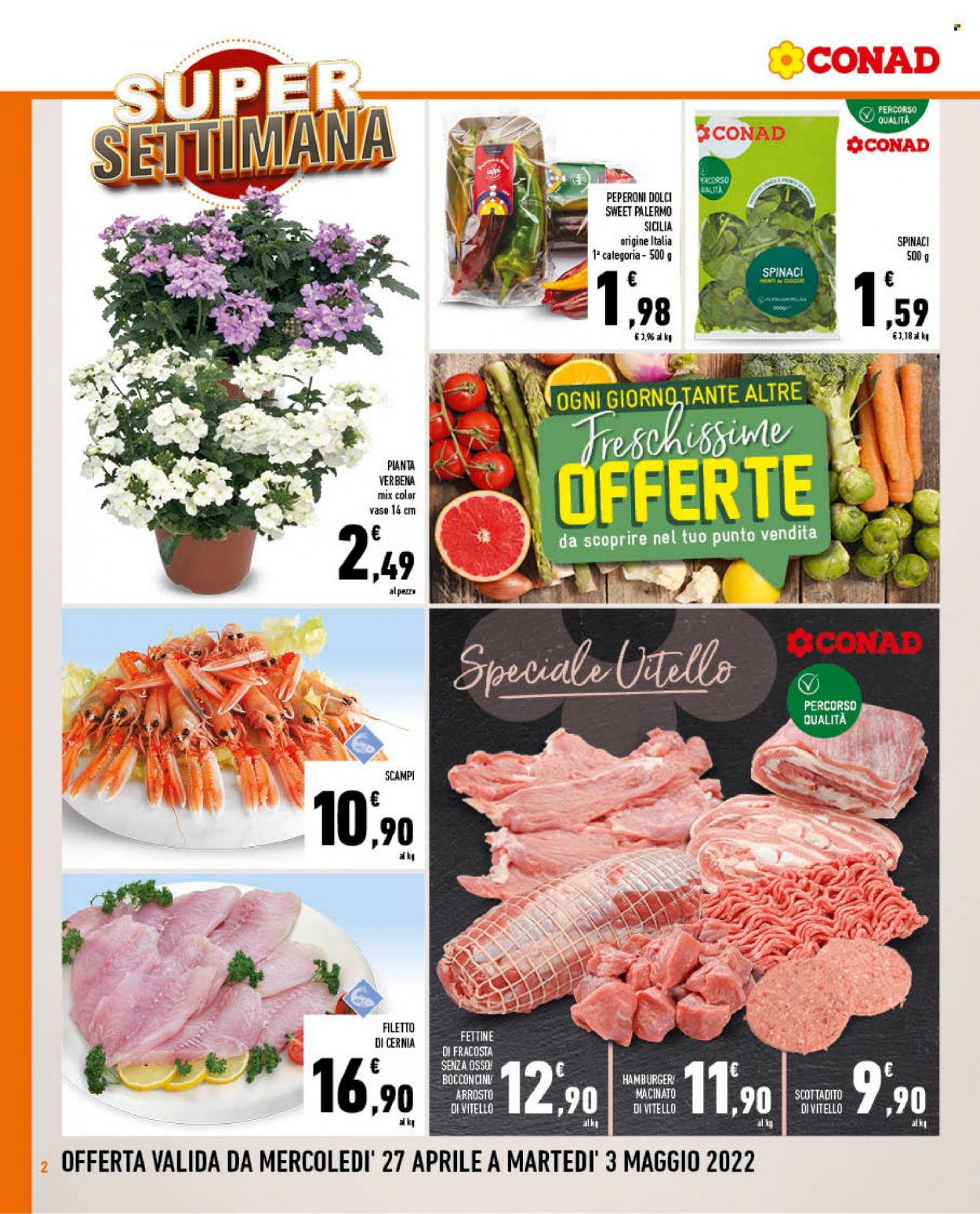 Volantino Conad - 27/4/2022 - 3/5/2022. Pagina 2