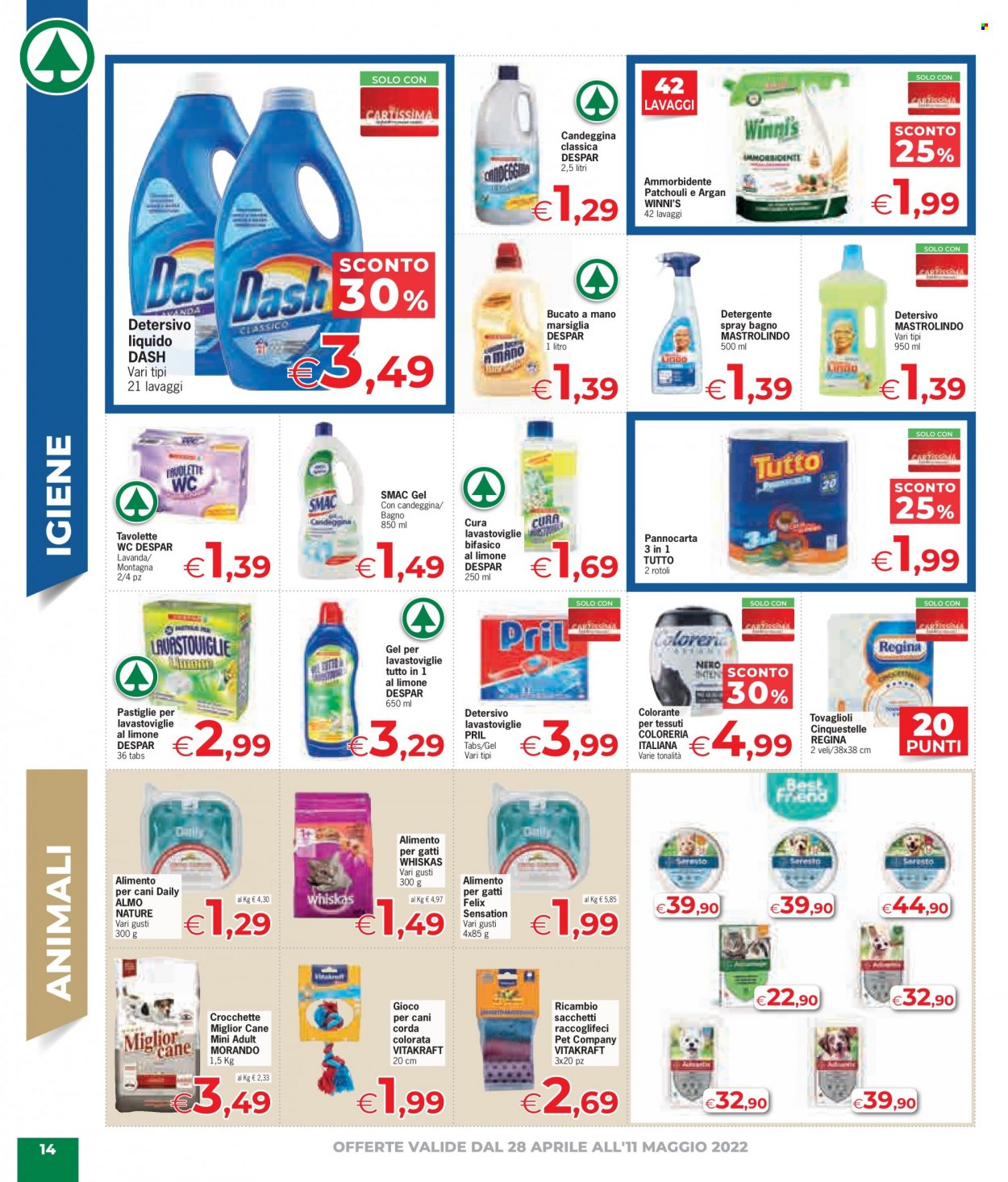 Volantino Despar - 28/4/2022 - 11/5/2022. Pagina 14