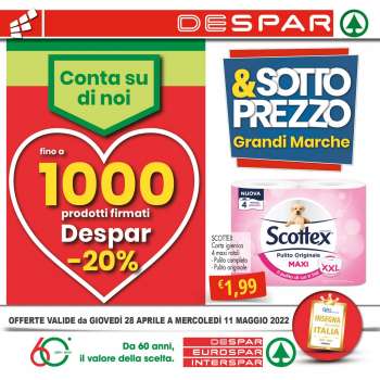 Volantino Eurospar - 28/4/2022 - 11/5/2022.