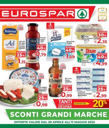 Volantino Eurospar - 28/4/2022 - 11/5/2022.