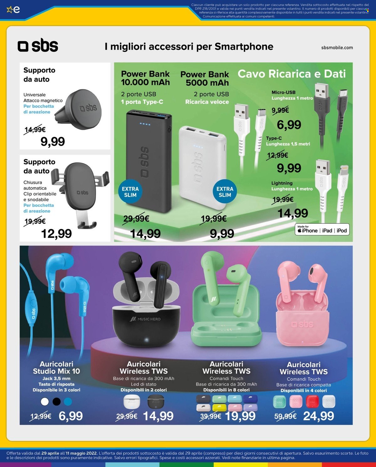 Volantino Euronics - 29/4/2022 - 11/5/2022. Pagina 7