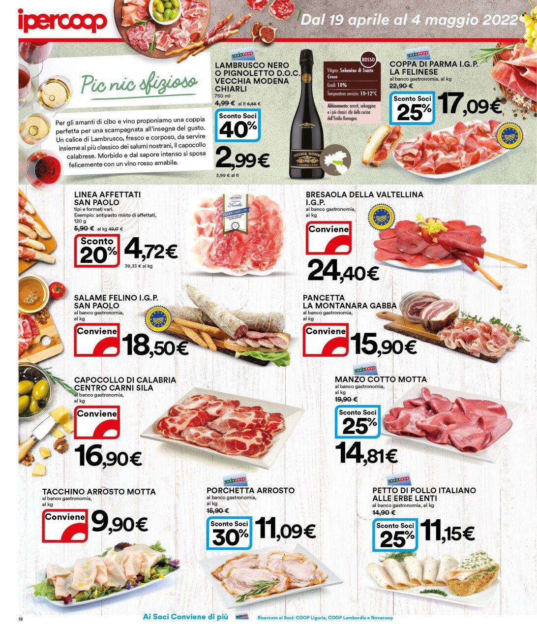 Leták Coop - 19.4.2022 - 4.5.2022. Strana 18