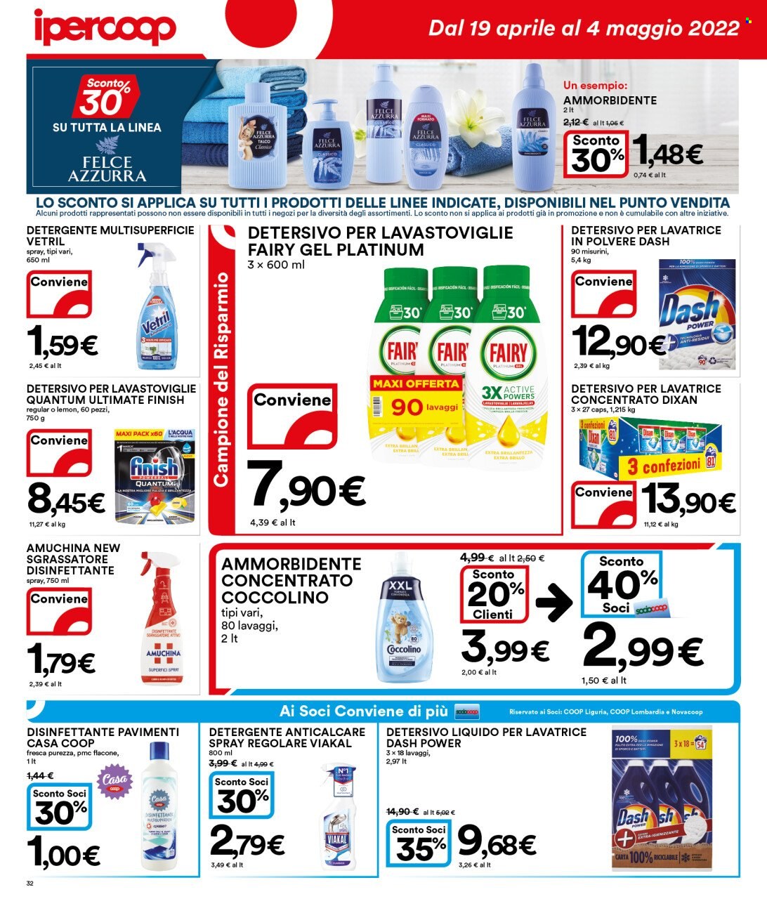 Volantino Coop - 19/4/2022 - 4/5/2022. Pagina 32