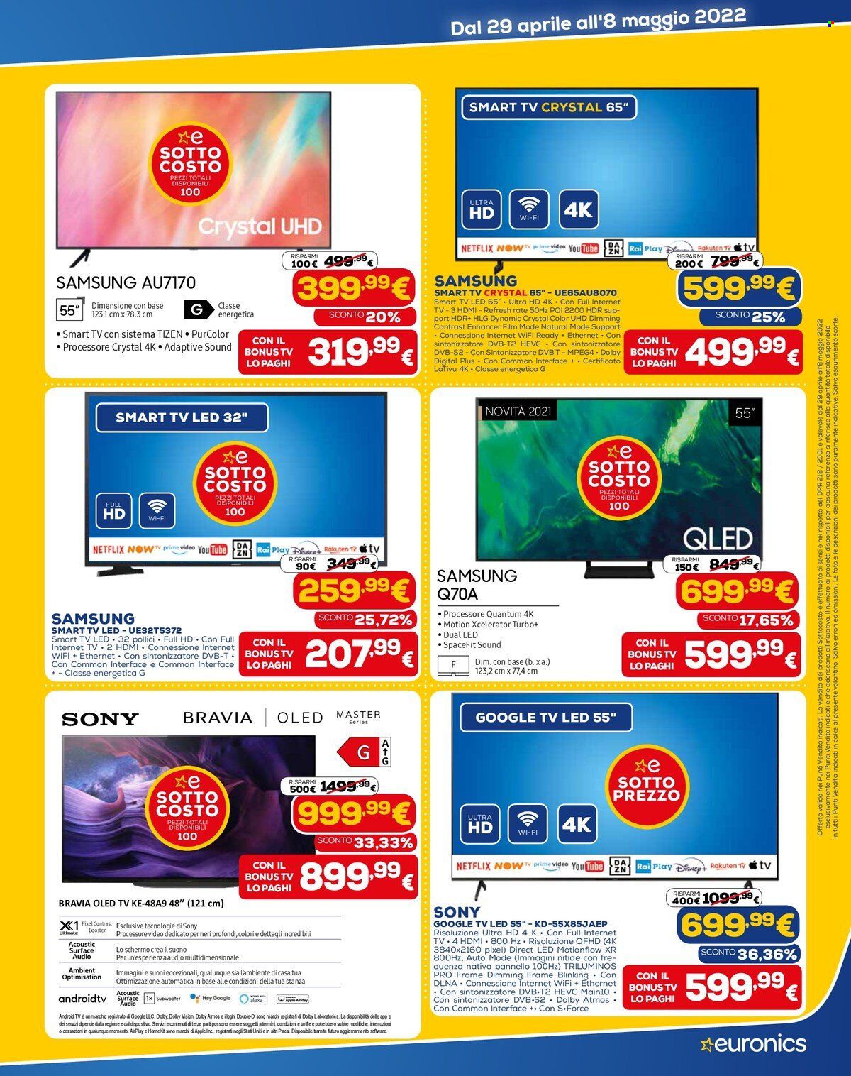 Volantino Euronics - 29/4/2022 - 8/5/2022. Pagina 3