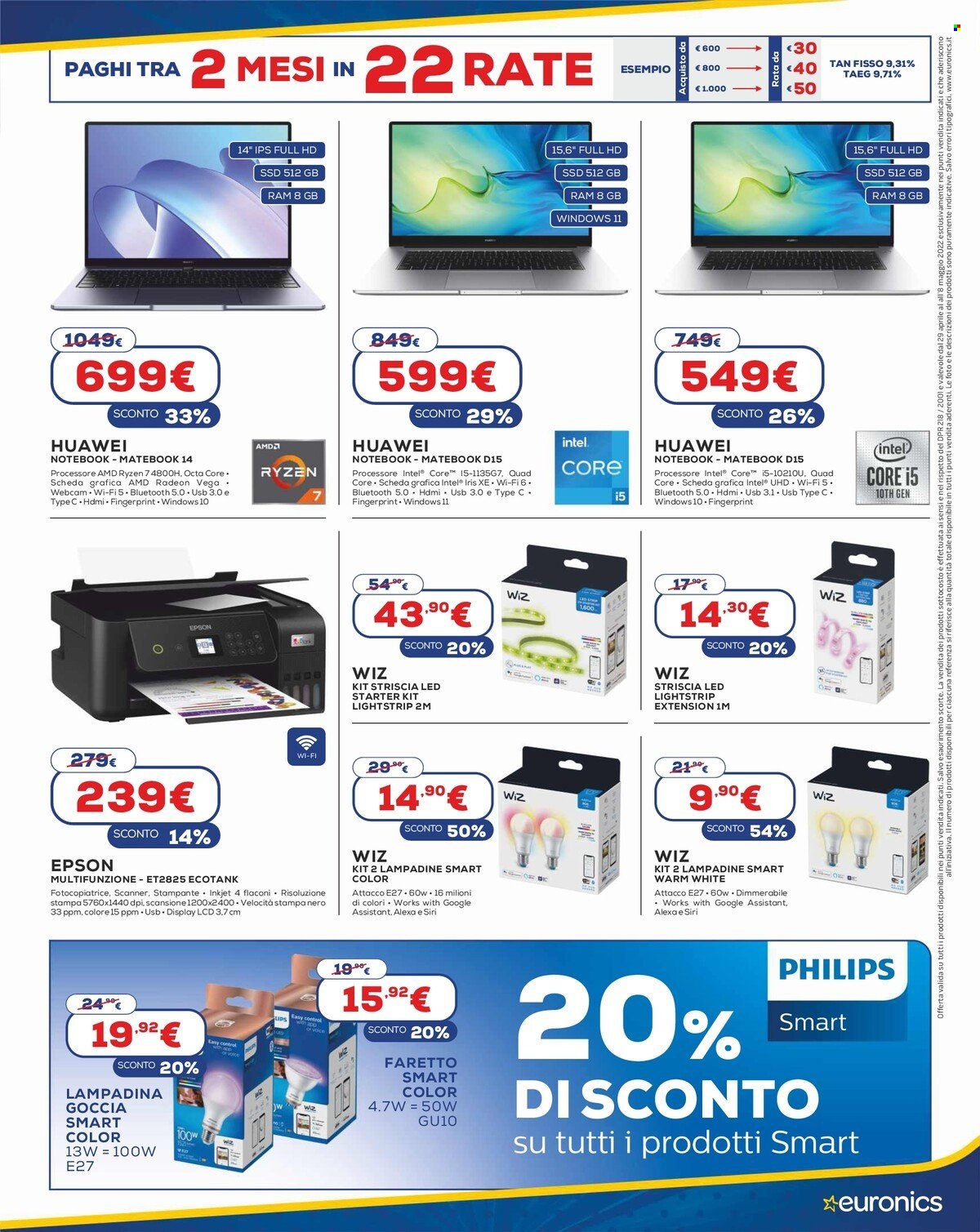 Volantino Euronics - 29/4/2022 - 11/5/2022. Pagina 5