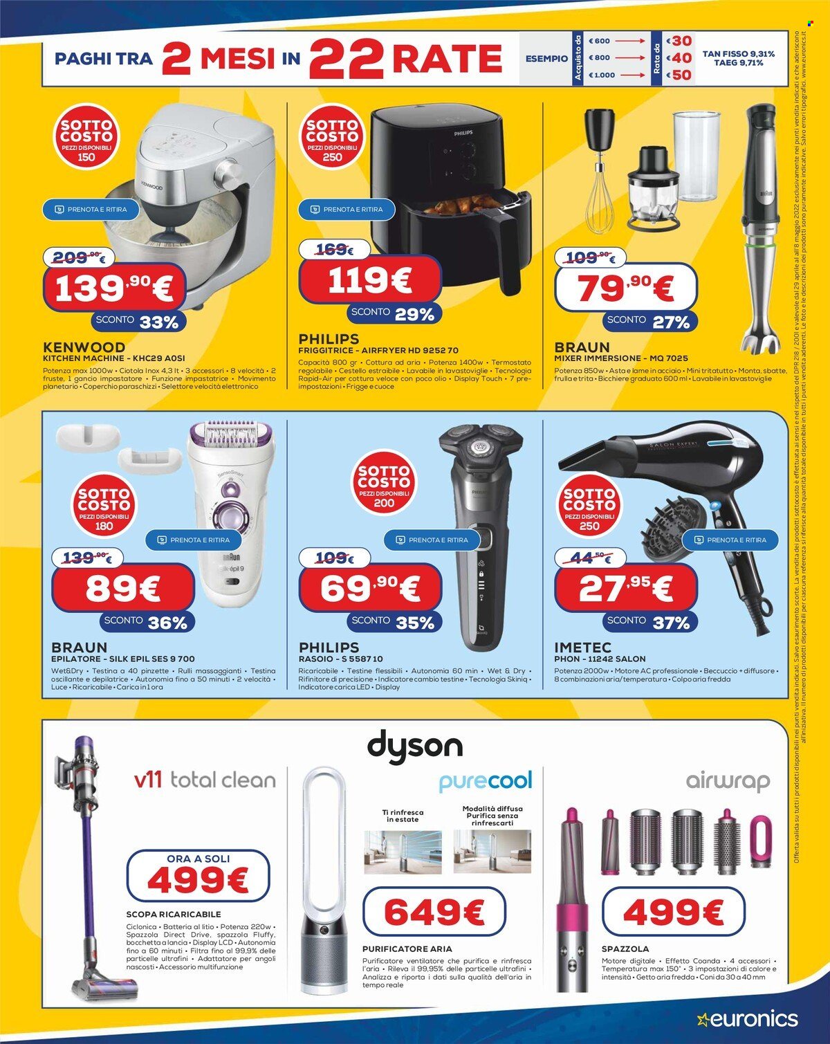 Volantino Euronics - 29/4/2022 - 11/5/2022. Pagina 17