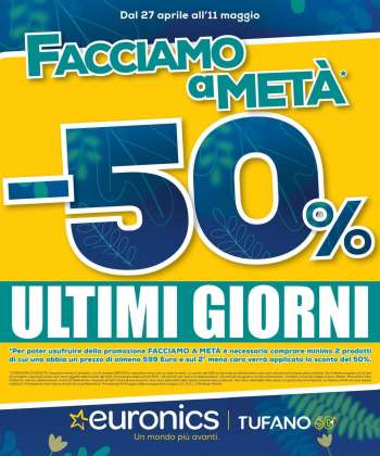 Volantino Euronics - 27/4/2022 - 11/5/2022.