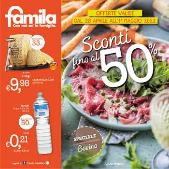 Volantino Famila - 28/4/2022 - 11/5/2022.