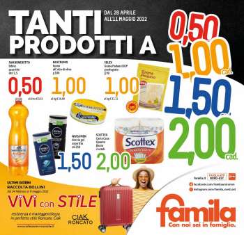Volantino Famila - 28/4/2022 - 11/5/2022.