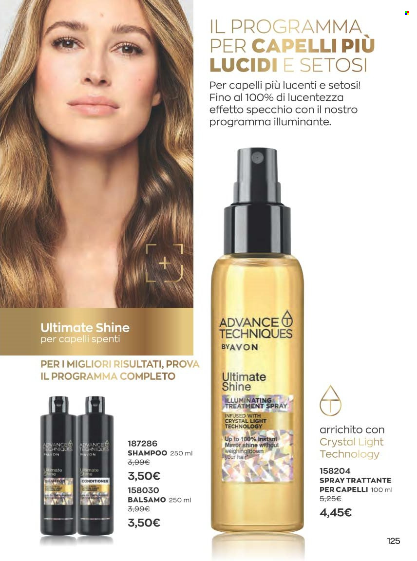 thumbnail - Volantino Avon - 1/5/2022 - 31/5/2022 - Prodotti in offerta - balsamo, shampoo. Pagina 124.