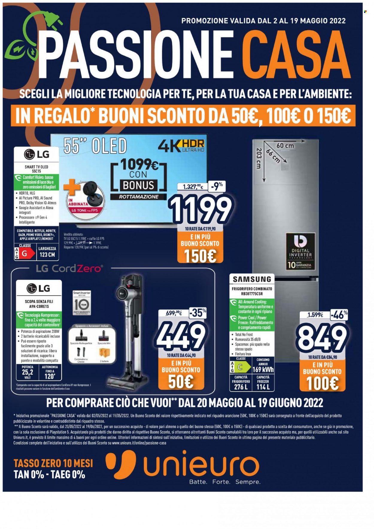Volantino Unieuro - 2/5/2022 - 19/5/2022. Pagina 1
