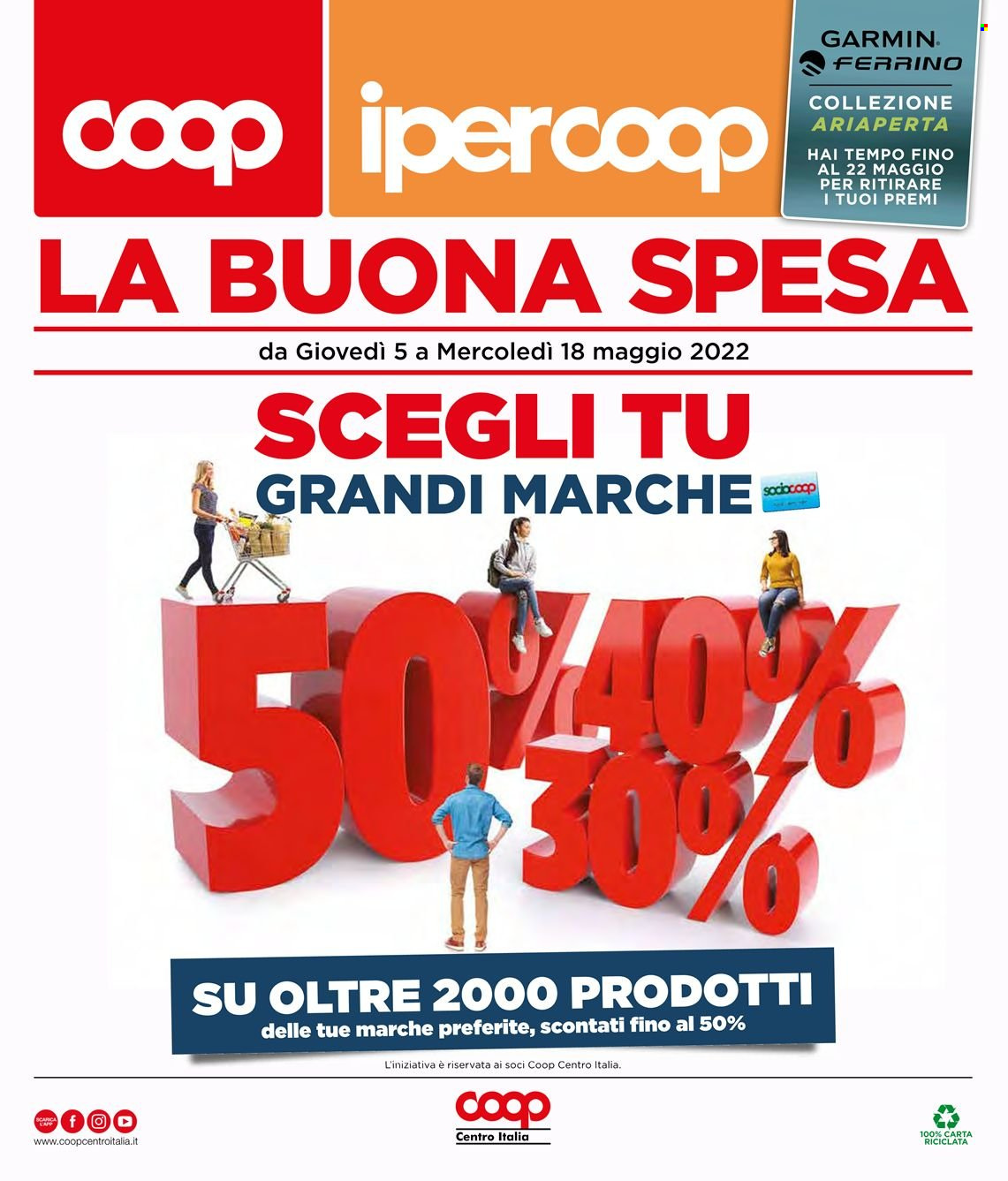 Volantino Coop - 5/5/2022 - 18/5/2022. Pagina 1