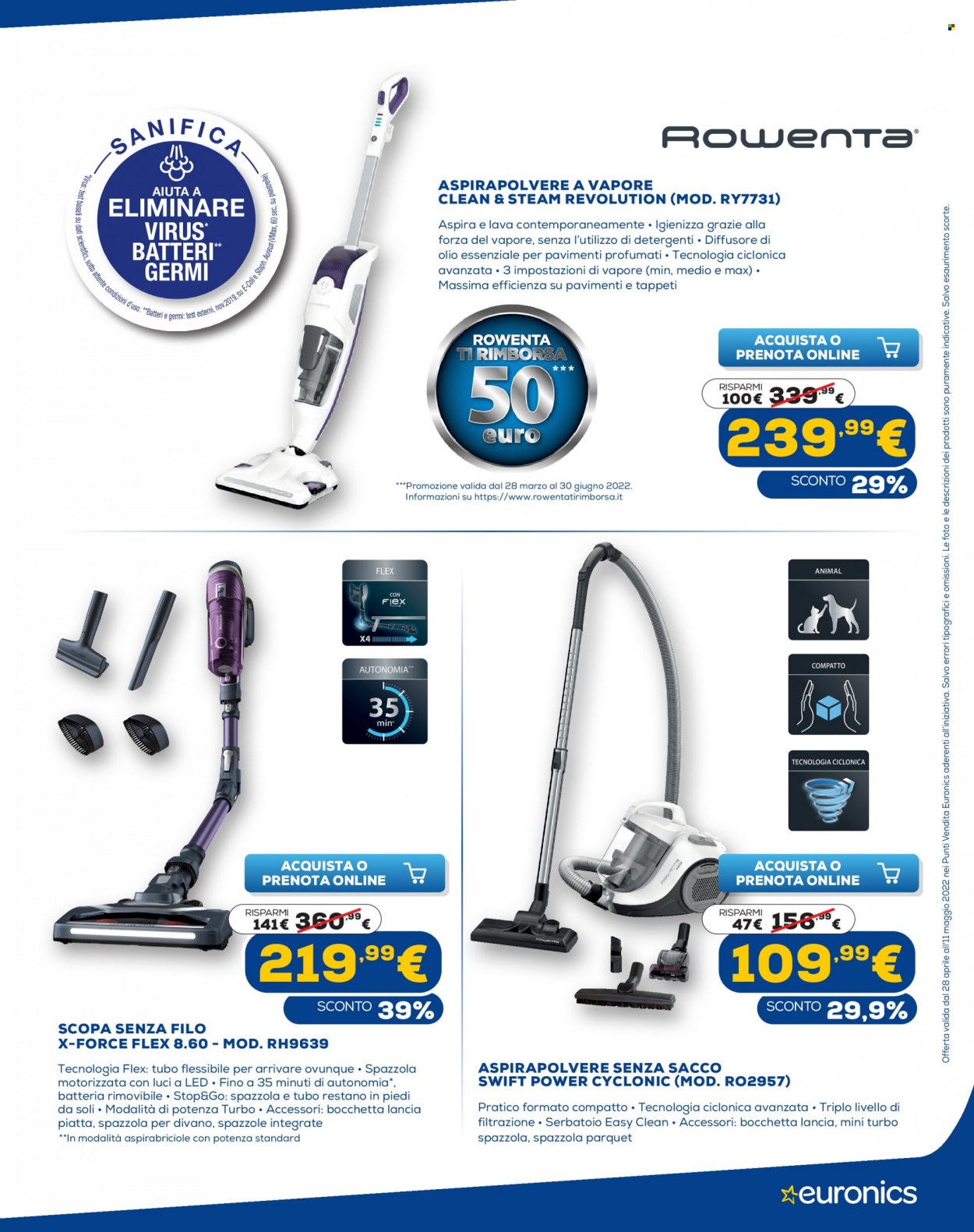 Volantino Euronics - 28/4/2022 - 11/5/2022. Pagina 9
