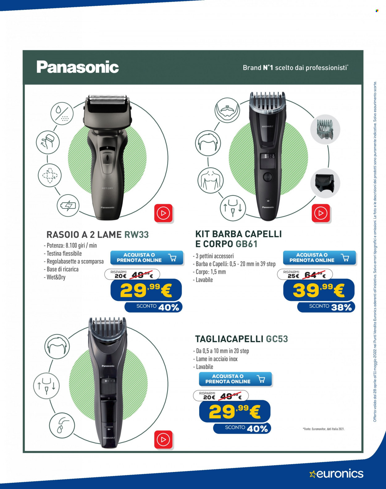 Volantino Euronics - 28/4/2022 - 11/5/2022. Pagina 21