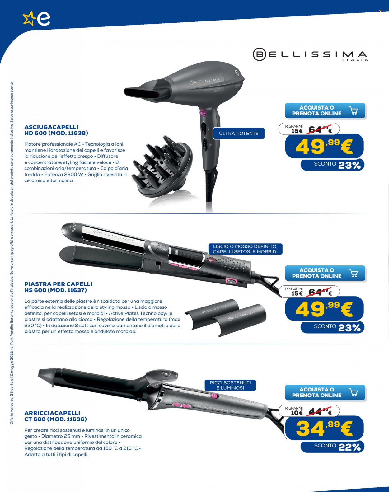 Volantino Euronics - 28/4/2022 - 11/5/2022. Pagina 22