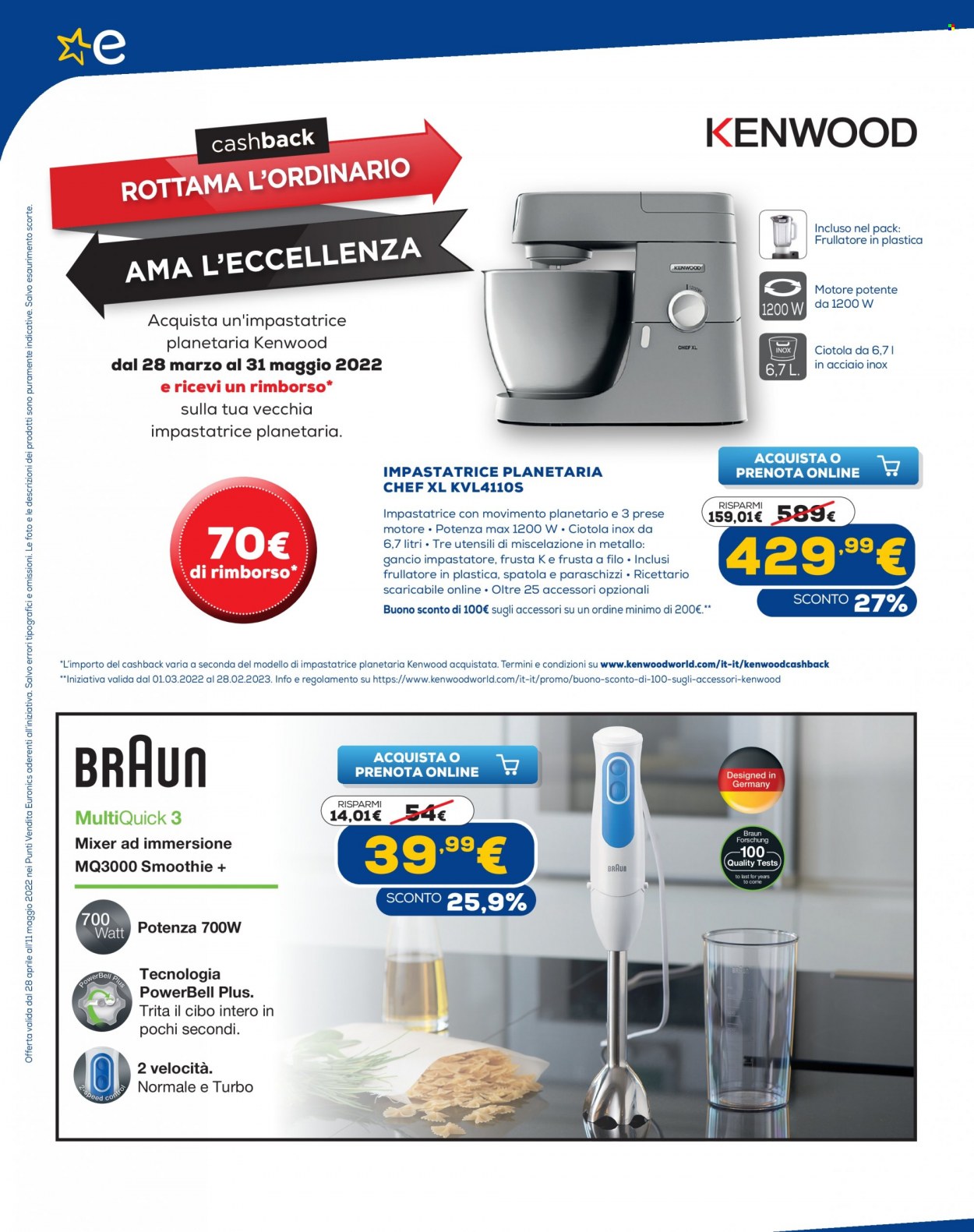 Volantino Euronics - 28/4/2022 - 11/5/2022. Pagina 30