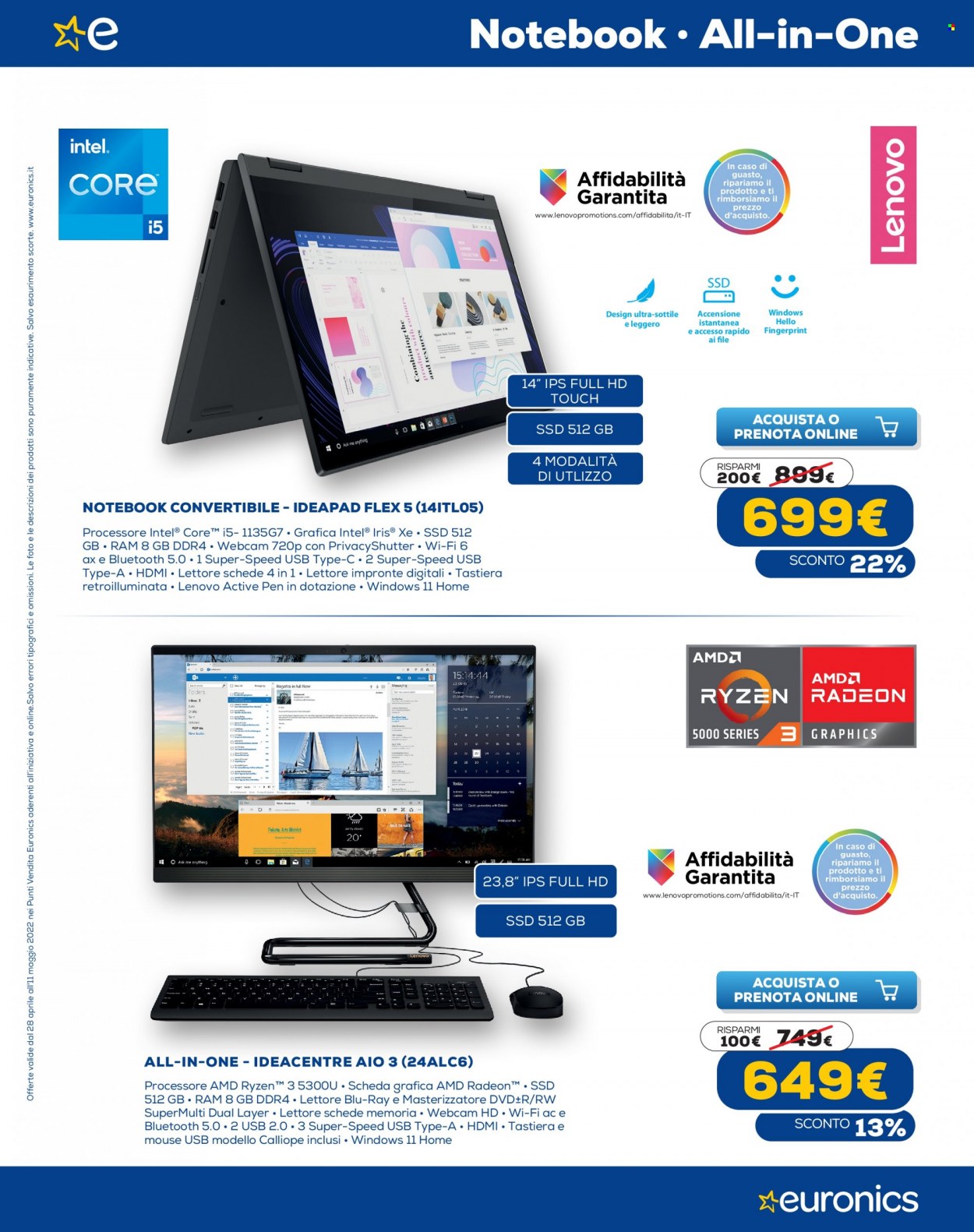 Volantino Euronics - 28/4/2022 - 11/5/2022. Pagina 2