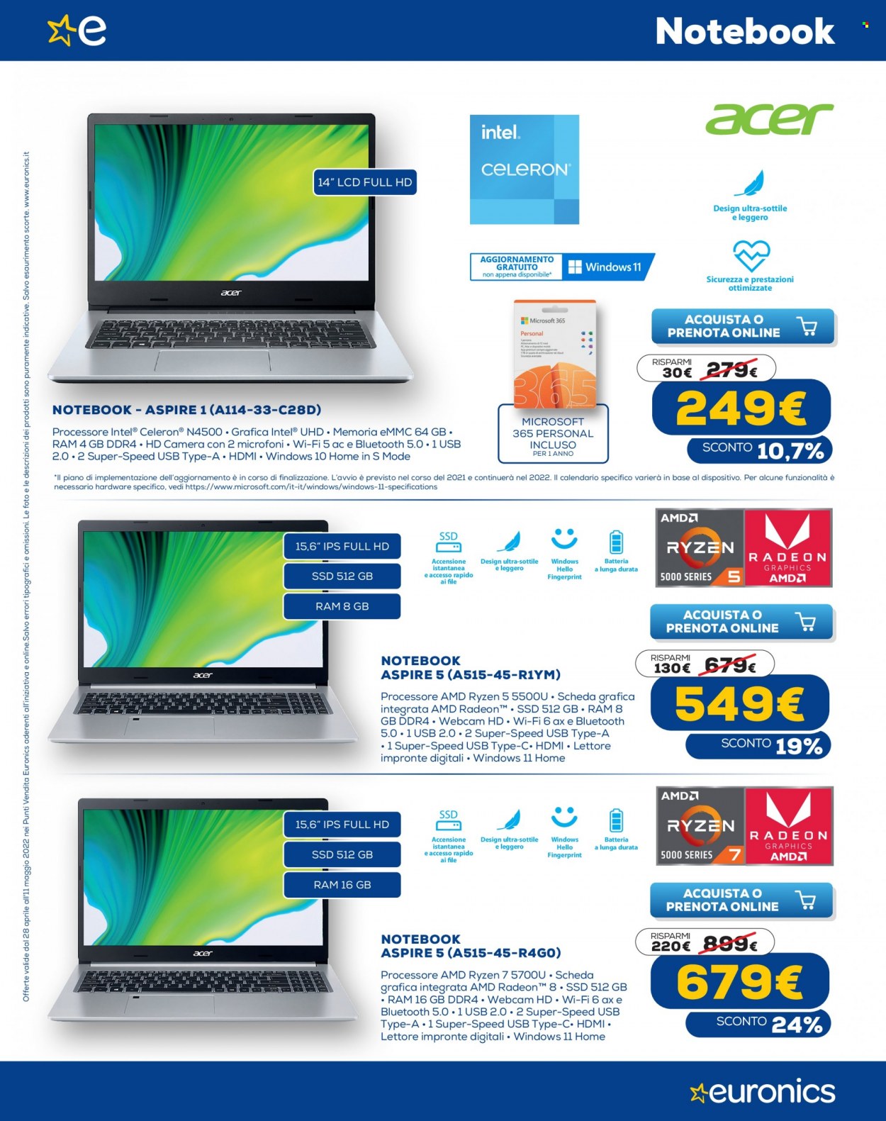 Volantino Euronics - 28/4/2022 - 11/5/2022. Pagina 6