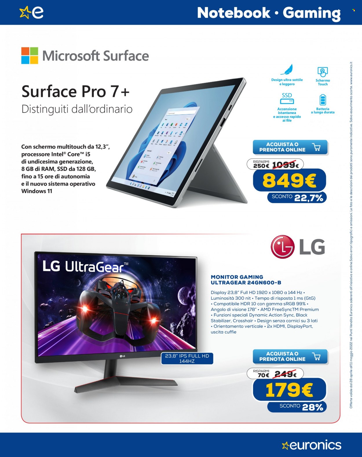 Volantino Euronics - 28/4/2022 - 11/5/2022. Pagina 13