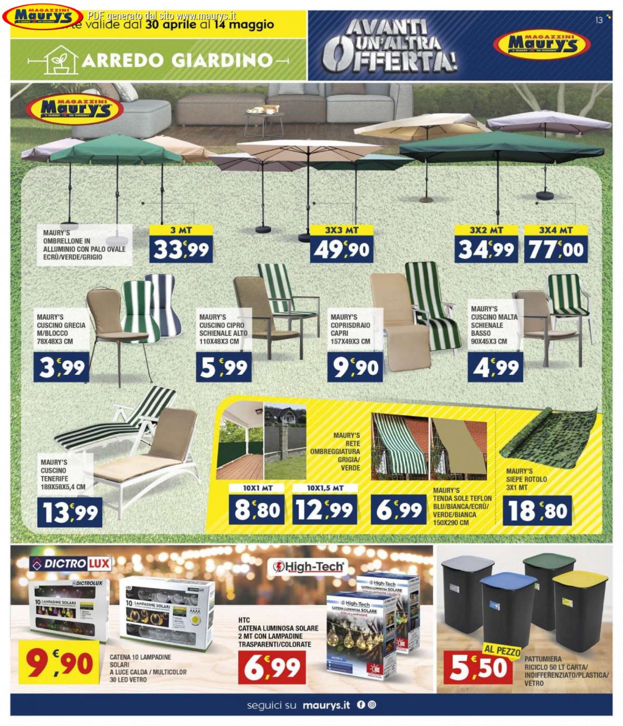 Volantino Maury's - 30/4/2022 - 14/5/2022. Pagina 13
