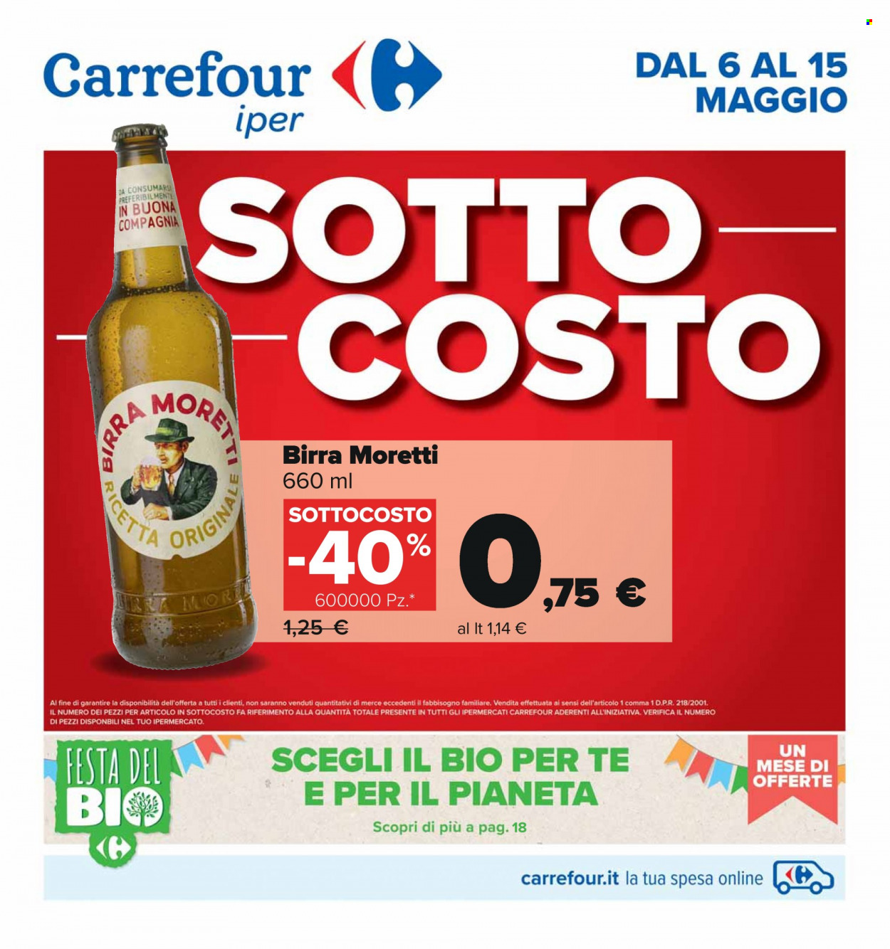 Leták Carrefour - 6.5.2022 - 15.5.2022. Strana 1