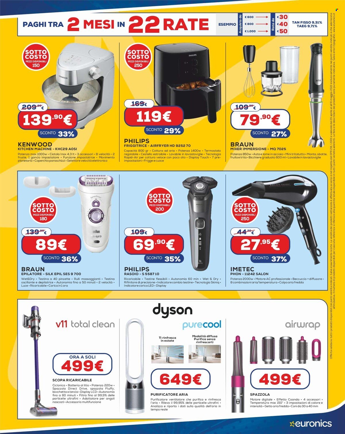 Volantino Euronics - 29/4/2022 - 11/5/2022. Pagina 17