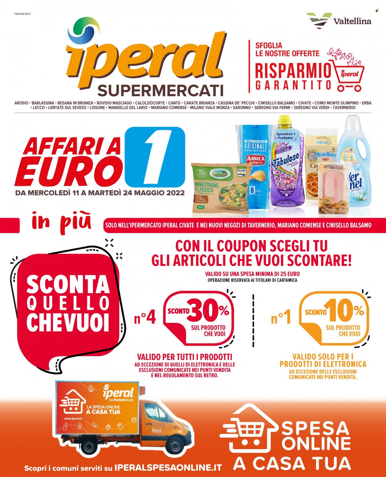Volantino Iperal - 11/5/2022 - 24/5/2022. Pagina 1