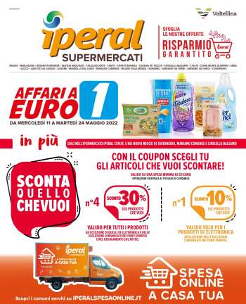 Volantino Iperal - 11/5/2022 - 24/5/2022.