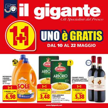 Volantino Il Gigante - 10/5/2022 - 22/5/2022.