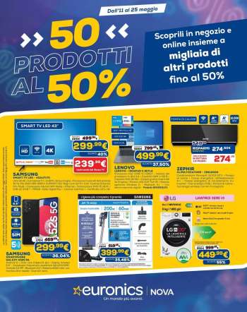 Volantino Euronics - 11/5/2022 - 25/5/2022.