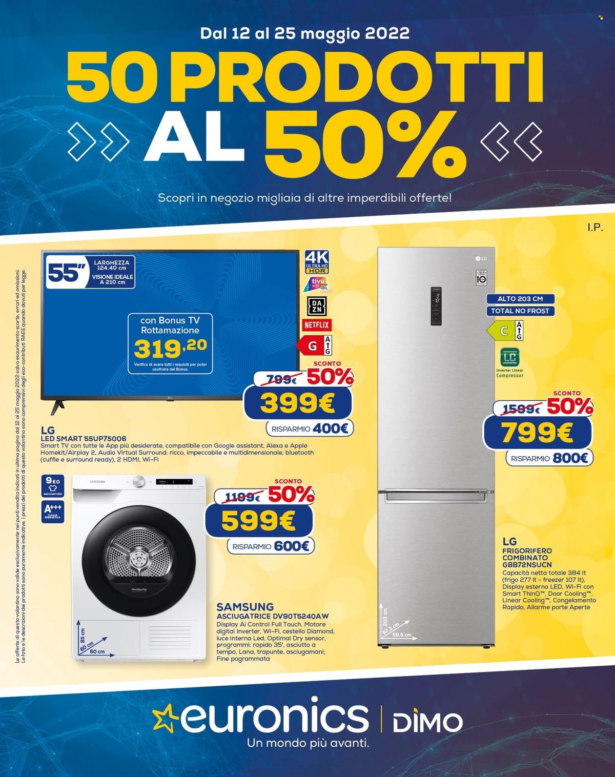 Volantino Euronics - 12/5/2022 - 25/5/2022. Pagina 1
