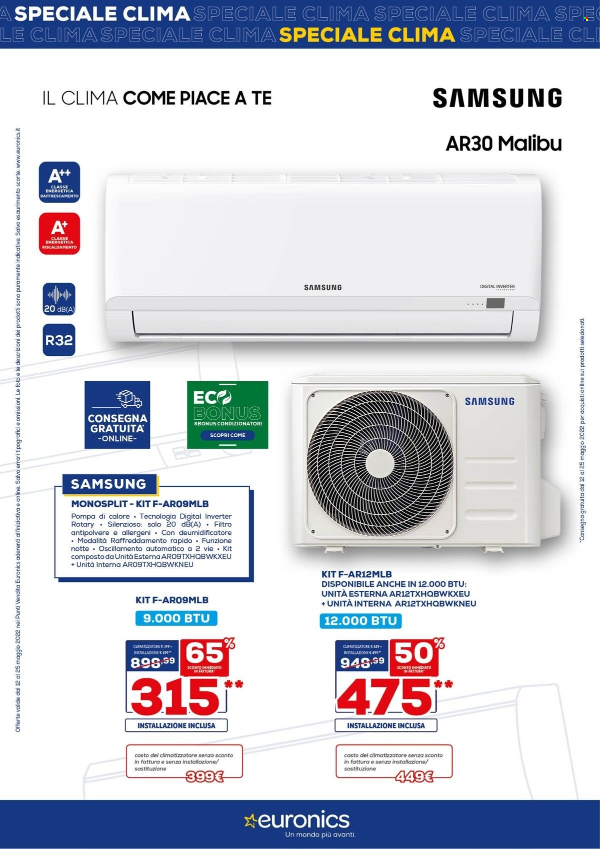 Volantino Euronics - 12/5/2022 - 25/5/2022. Pagina 9