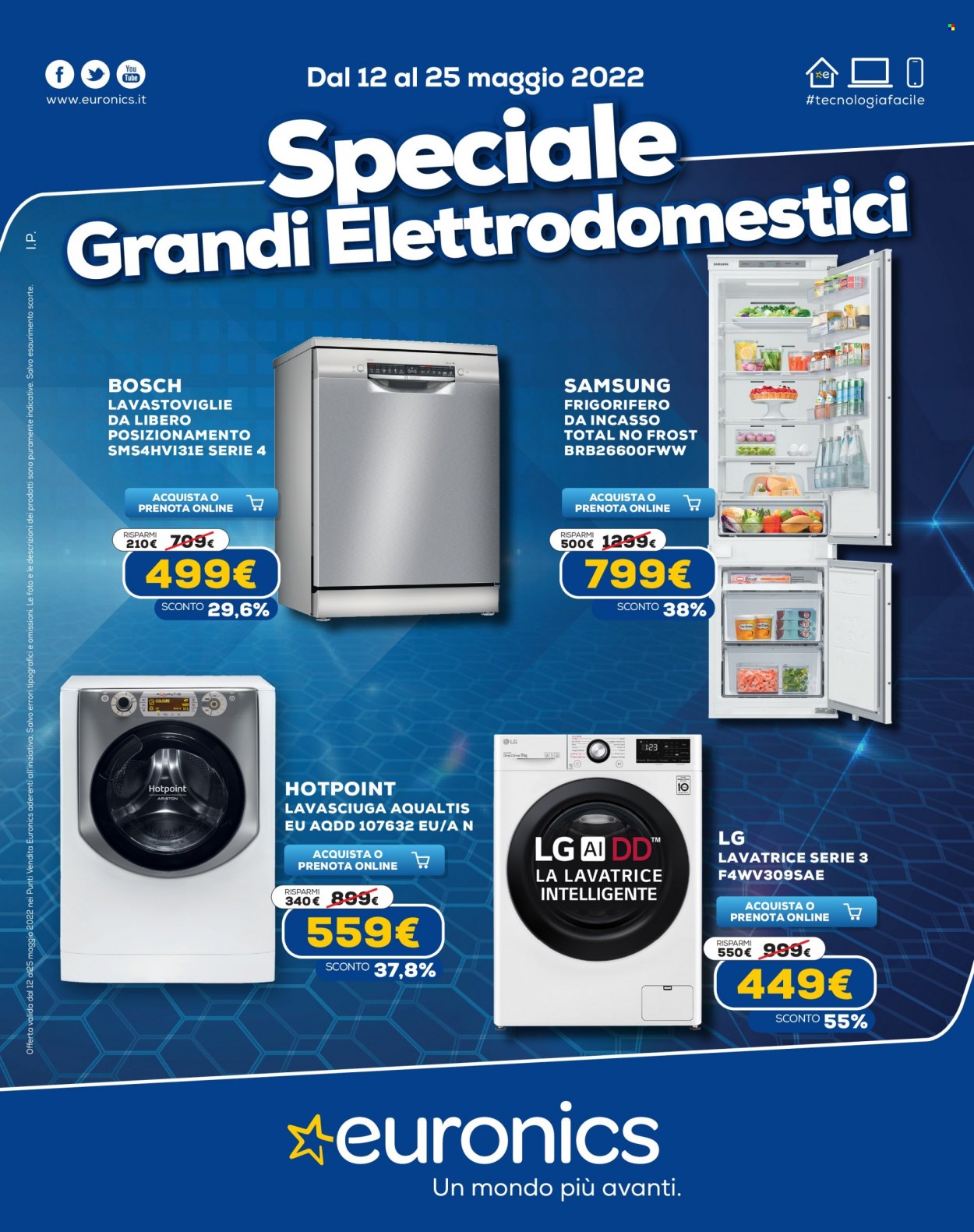 Volantino Euronics - 12/5/2022 - 25/5/2022. Pagina 1