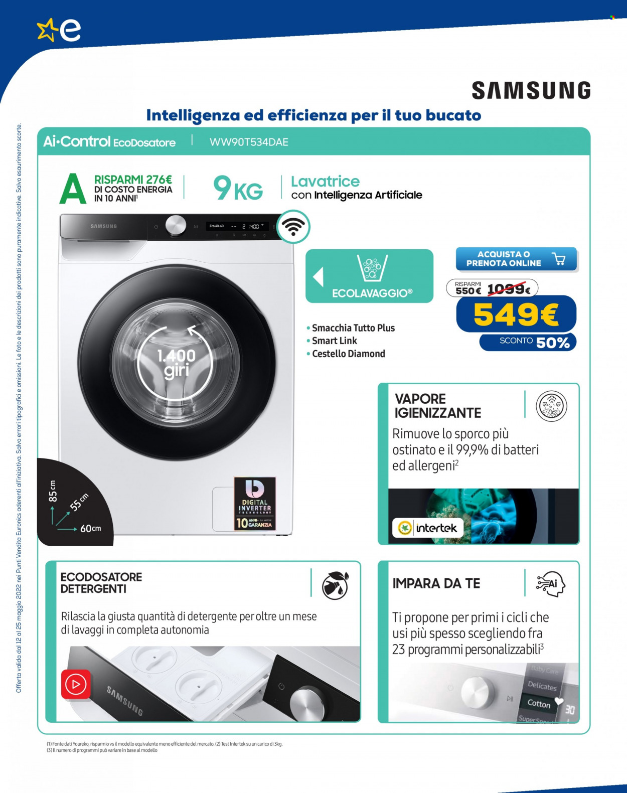 Volantino Euronics - 12/5/2022 - 25/5/2022. Pagina 8
