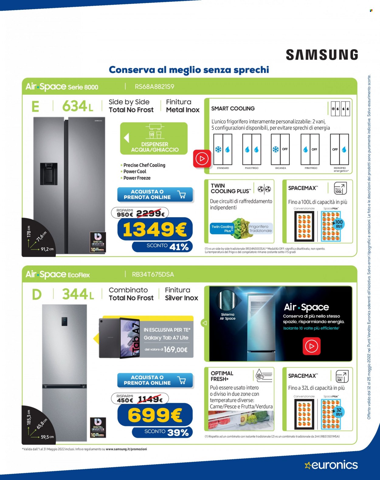 Volantino Euronics - 12/5/2022 - 25/5/2022. Pagina 9