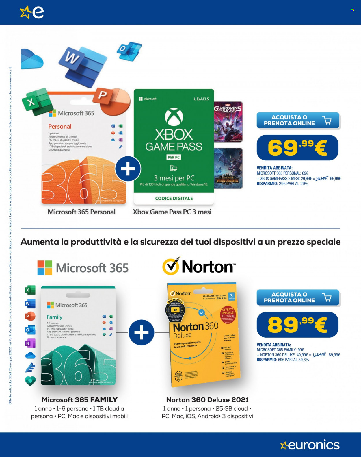 Volantino Euronics - 12/5/2022 - 25/5/2022. Pagina 36