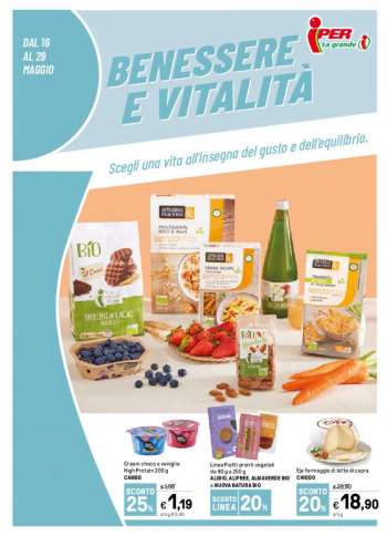 Volantino Iper, La grande i - 16/5/2022 - 29/5/2022.