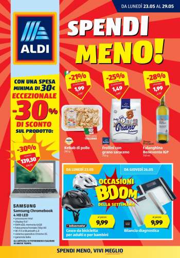 Volantino Aldi - 23/5/2022 - 29/5/2022.