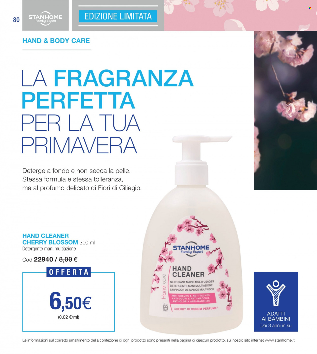 thumbnail - Volantino Stanhome - 17/5/2022 - 3/6/2022 - Prodotti in offerta - detergente, detergente mani, profumo. Pagina 80.