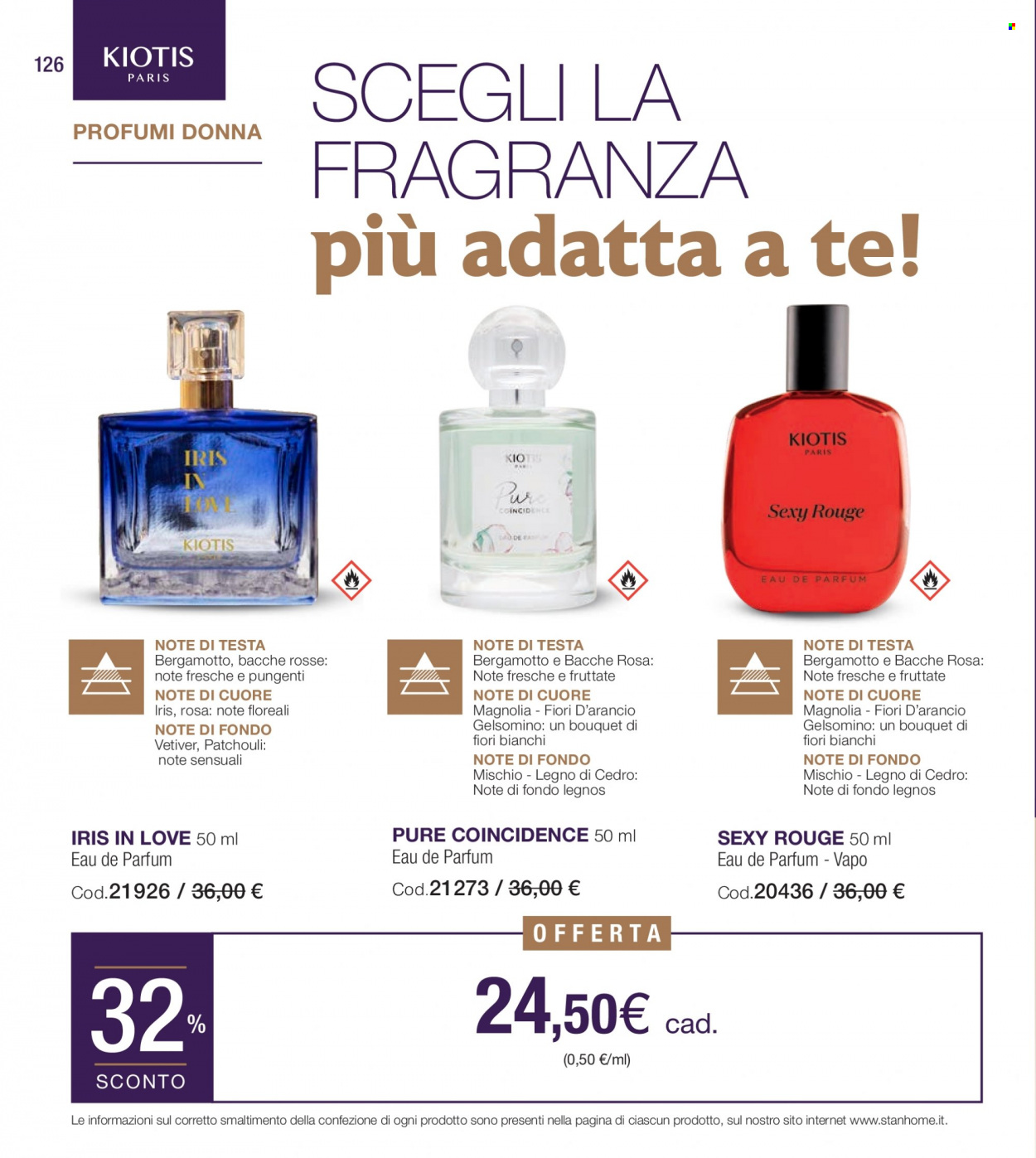 thumbnail - Volantino Stanhome - 17/5/2022 - 3/6/2022 - Prodotti in offerta - Eau de Parfum, profumo. Pagina 126.