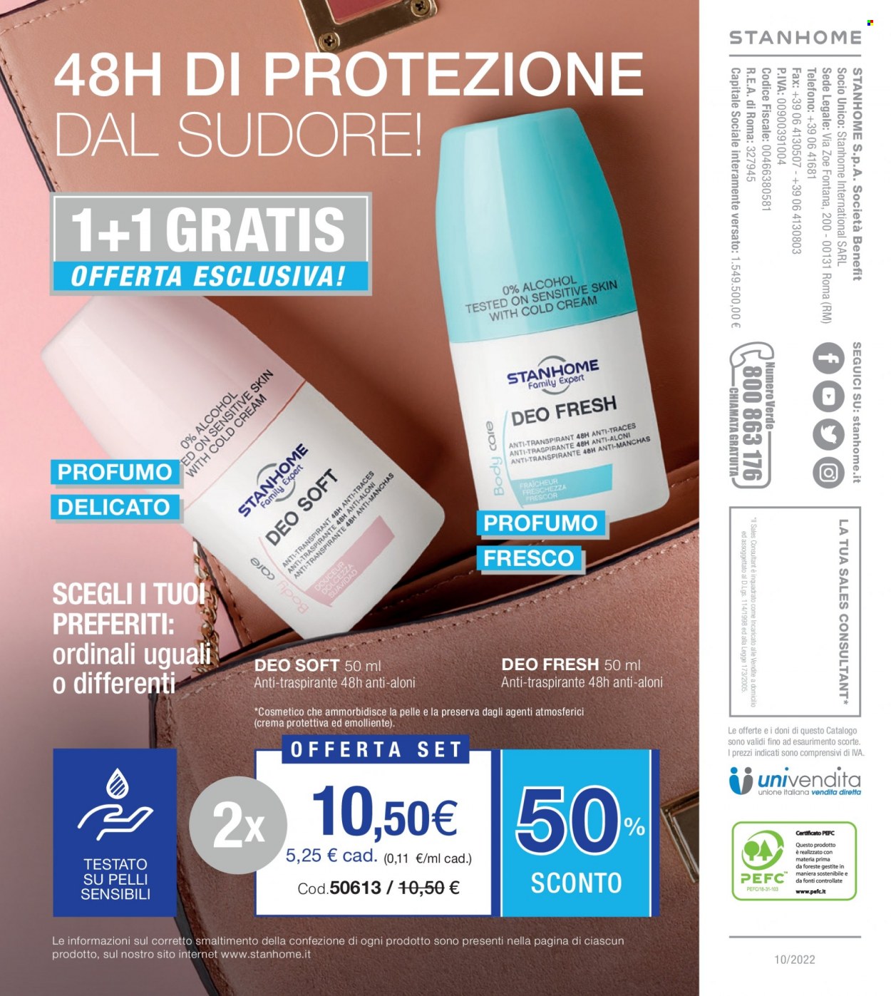 thumbnail - Volantino Stanhome - 17/5/2022 - 3/6/2022 - Prodotti in offerta - crema protettiva, profumo. Pagina 132.