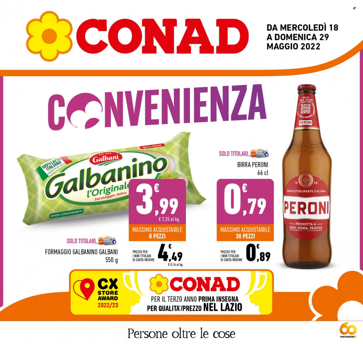 Volantino Conad - 18/5/2022 - 29/5/2022. Pagina 1