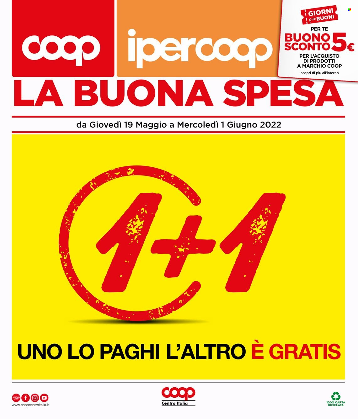 thumbnail - Volantino Coop - 19/5/2022 - 1/6/2022.