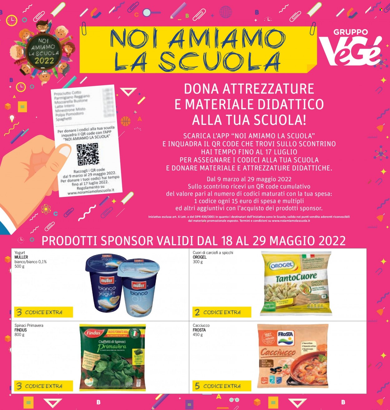thumbnail - Volantino Futura - 19/5/2022 - 1/6/2022 - Prodotti in offerta - spinaci, Findus, Frosta, cacciucco, yogurt, Müller, Orogel. Pagina 21.