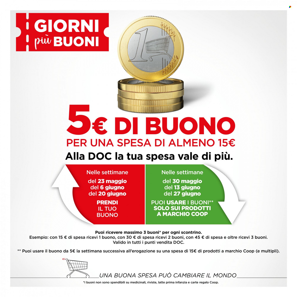 thumbnail - Volantino doc supermercati - 19/5/2022 - 31/5/2022 - Prodotti in offerta - latte. Pagina 2.