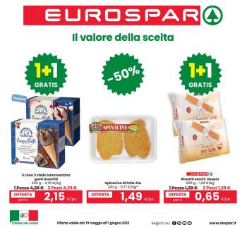 Volantino Eurospar - 19/5/2022 - 1/6/2022.
